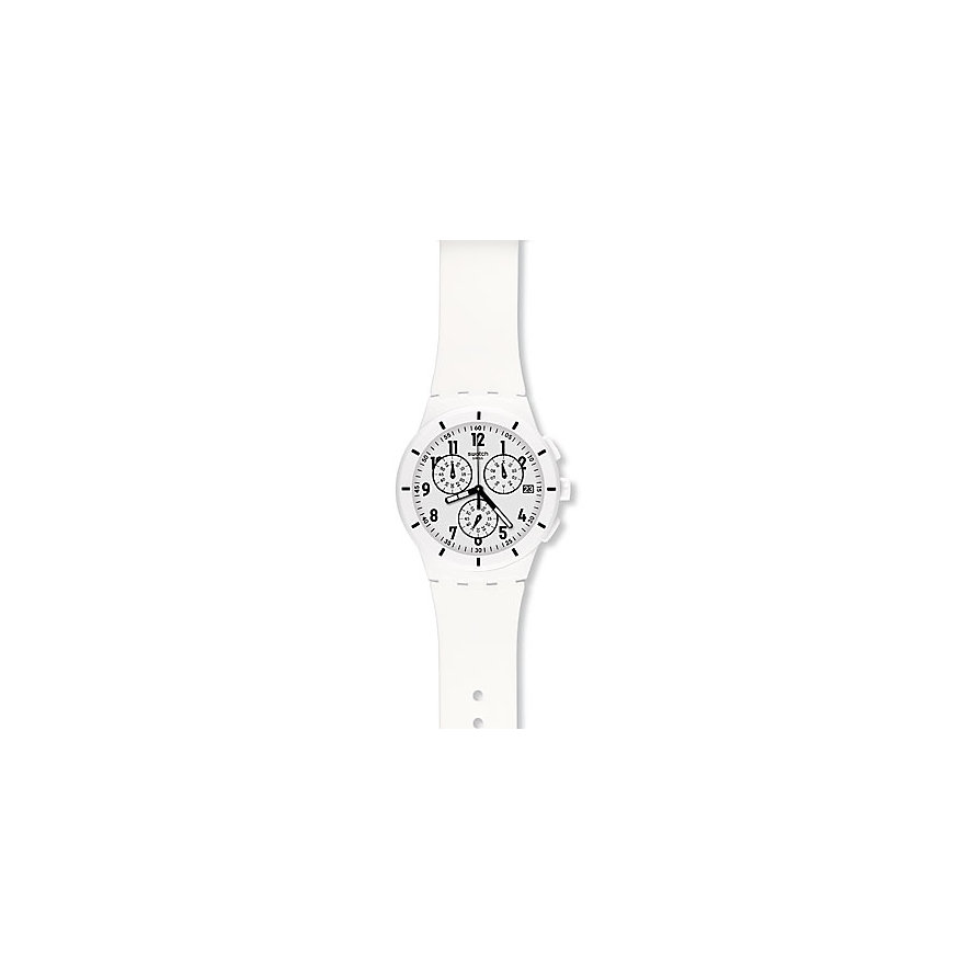 Swatch Chronograph Twice Again White SUSW402 Swatch Chronograph Twice Again White SUSW402