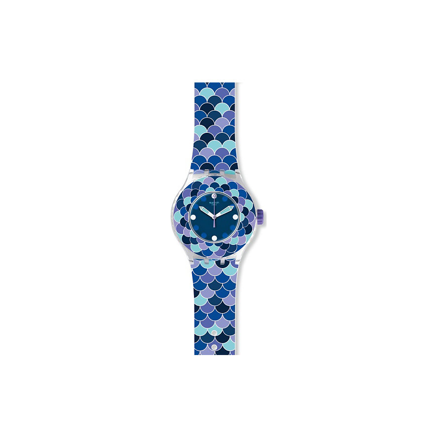 Swatch Unisexuhr Pedrinha azul SUUK110 Swatch Unisexuhr Pedrinha azul SUUK110
