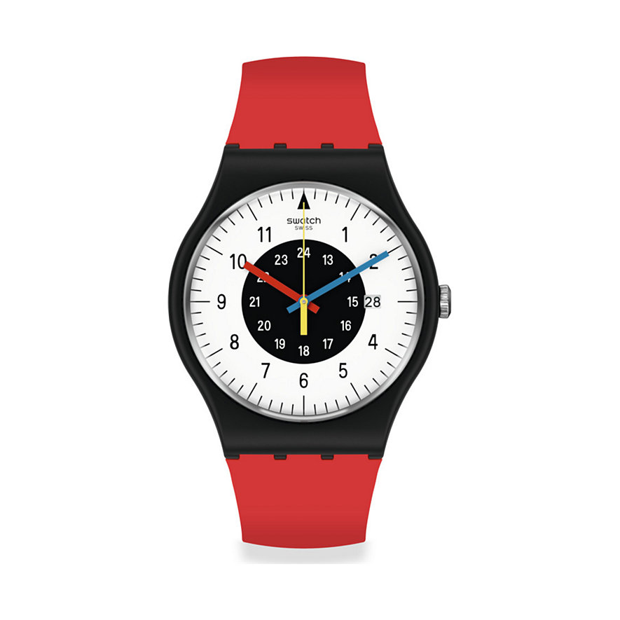 

Swatch Unisexuhr SO32B401 Kunststoff