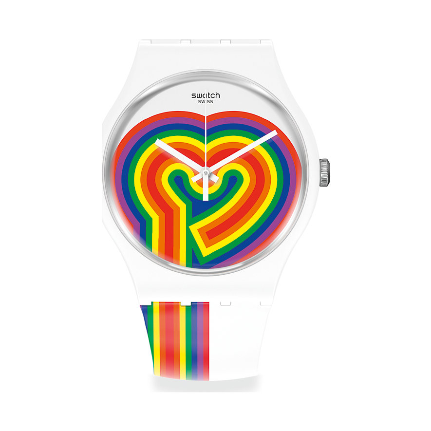 

Swatch Unisexuhr SUOW171 Kunststoff