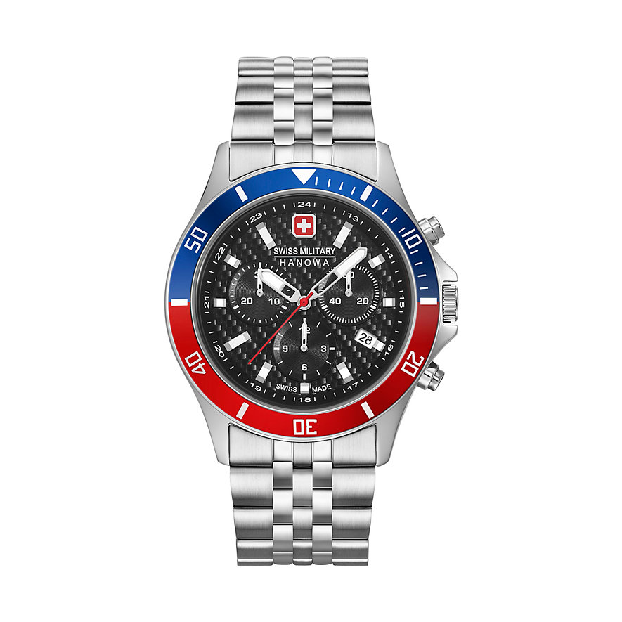 

Swiss Military Hanowa Chronograph 06-5337.04.007.34 Edelstahl