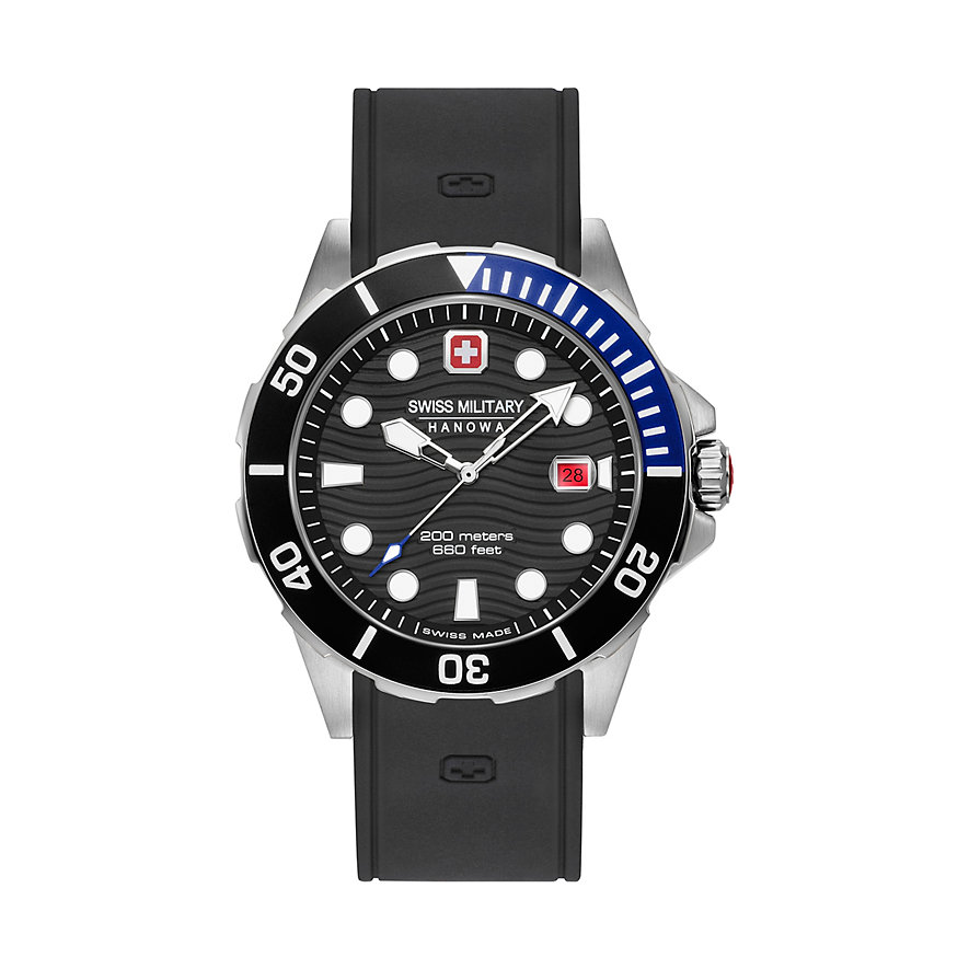

Swiss Military Hanowa Herrenuhr 06-4338.04.007.03 Edelstahl