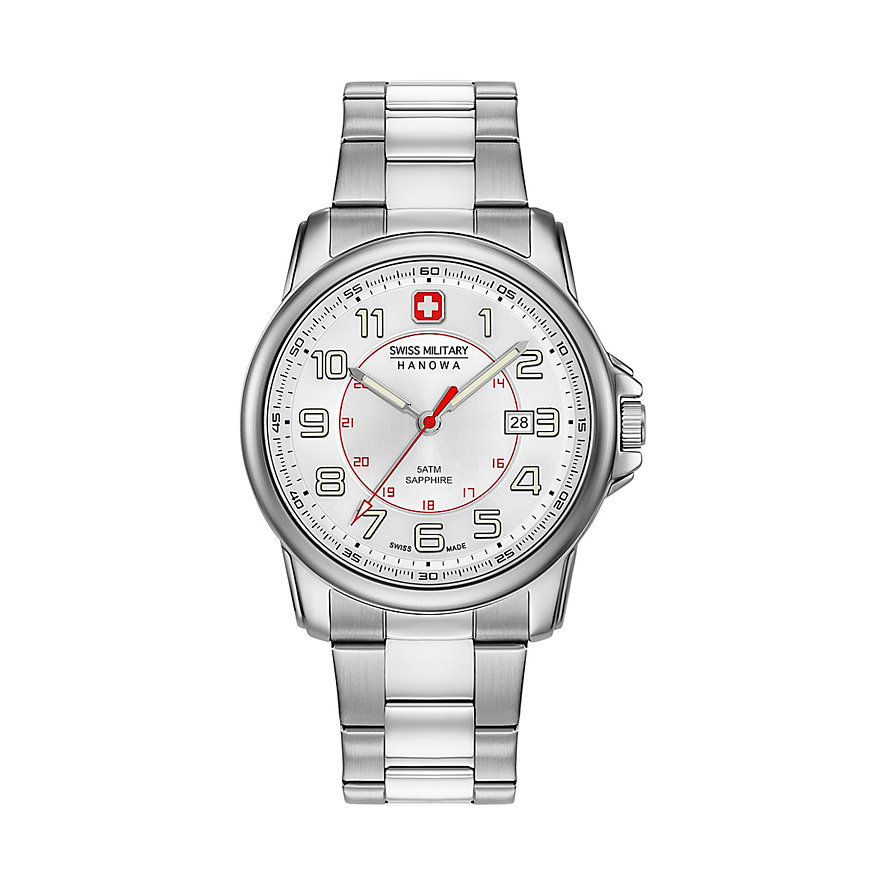 

Swiss Military Hanowa Herrenuhr 06-5330.04.001 Edelstahl