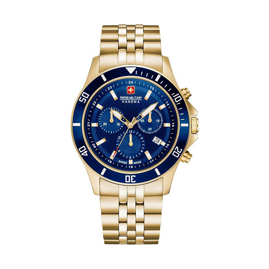 

Swiss Military Hanowa Herrenuhr 06-5331.02.003 Edelstahl