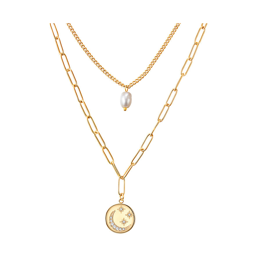 Valero Pearls Kette 50100134 Edelstahl