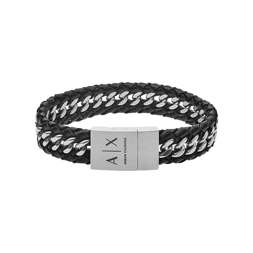 Armani Exchange Armband AXG0043040 Edelstahl, Leder