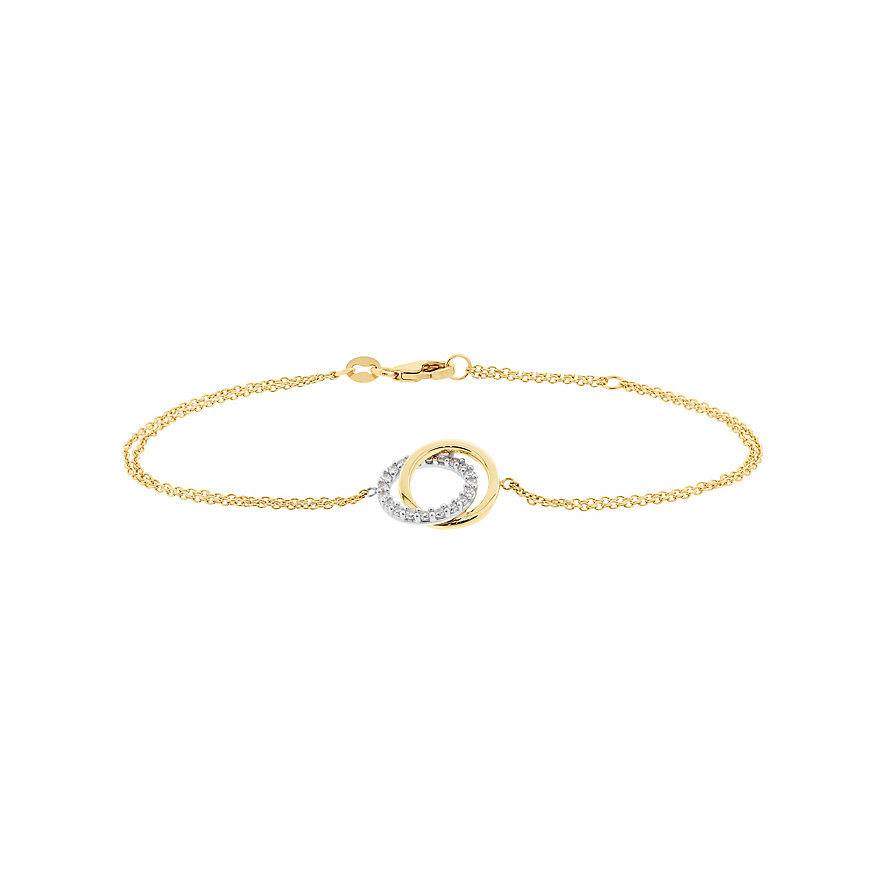 

FAVS Bracelet 87010775 375 Or jaune, 375 Or blanc