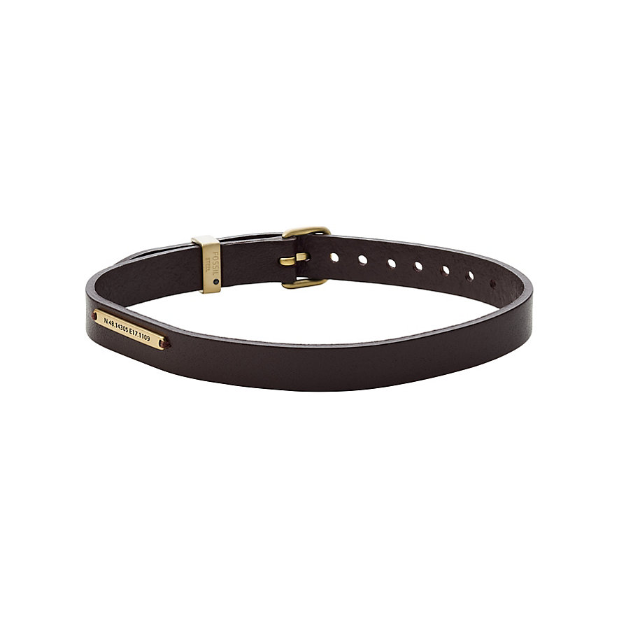 

Fossil Bracelet JF03709710 Cuir, Acier inoxydable