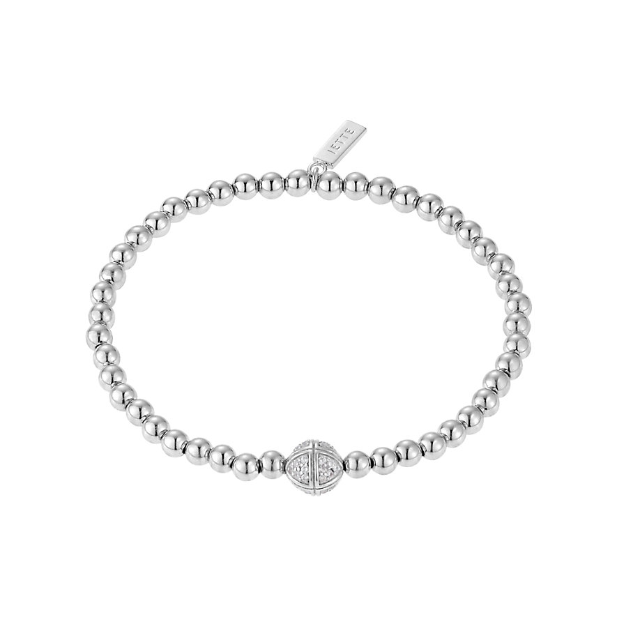 

JETTE Bracelet 87178544 925 Argent rhodié