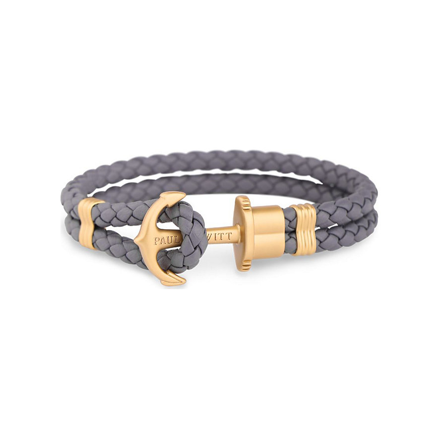 

Paul Hewitt Bracelet PH-PH-L-Gt-Sg-S Cuir, Acier inoxydable