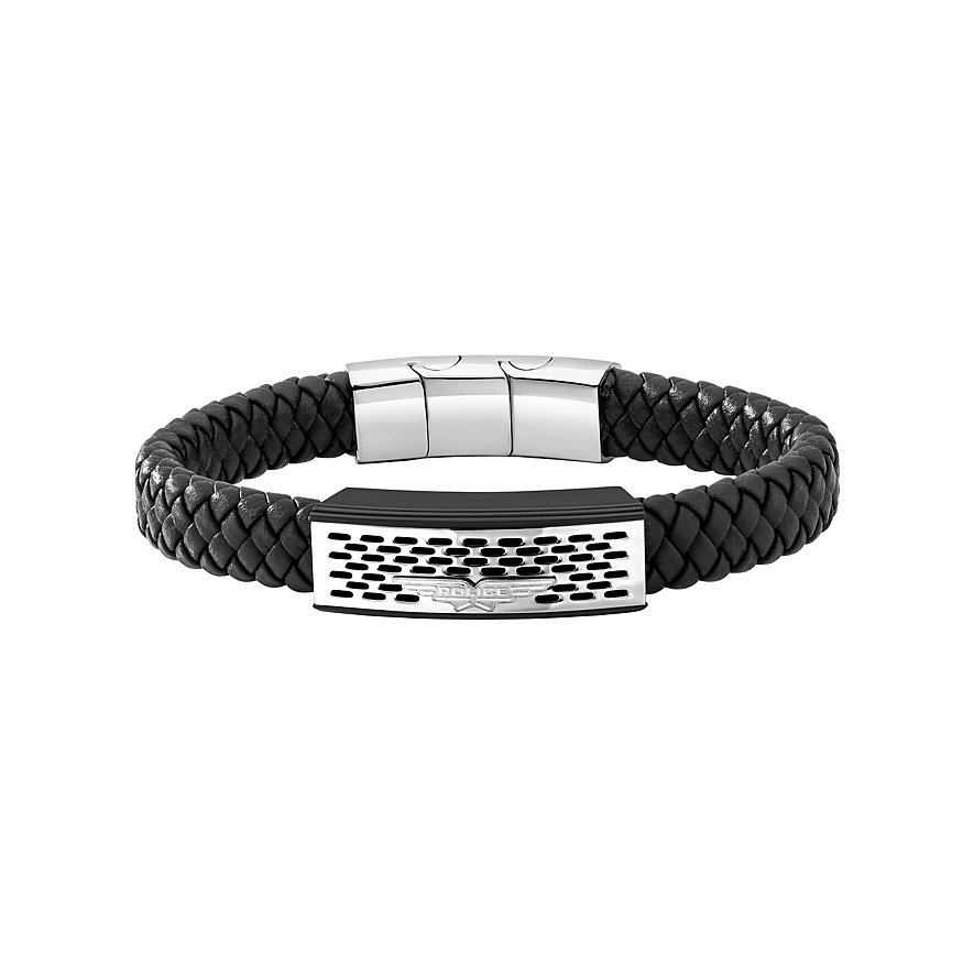 

Police Bracelet PJ26488BLB.01 Acier inoxydable, Cuir