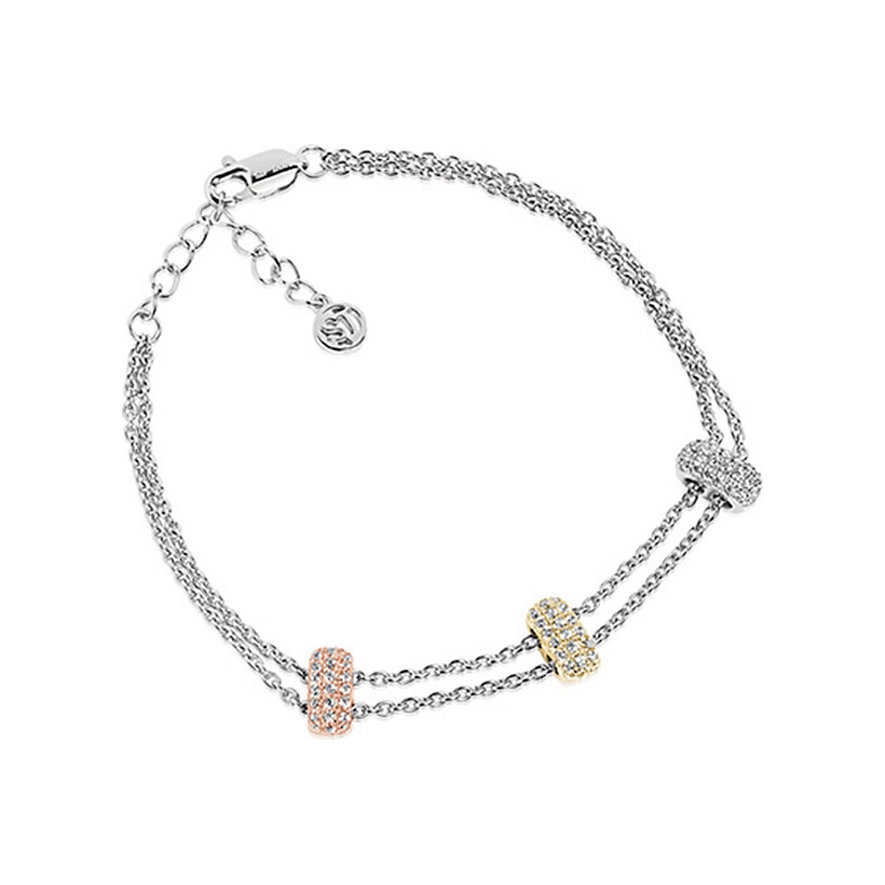 Sif Jakobs Jewellery Armband Lariano SJ-B0102-CZ-SRY Sif Jakobs Jewellery Armband Lariano SJ-B0102-CZ-SRY