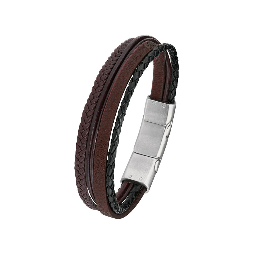 

s.Oliver Armband 2015059 Edelstahl, Leder