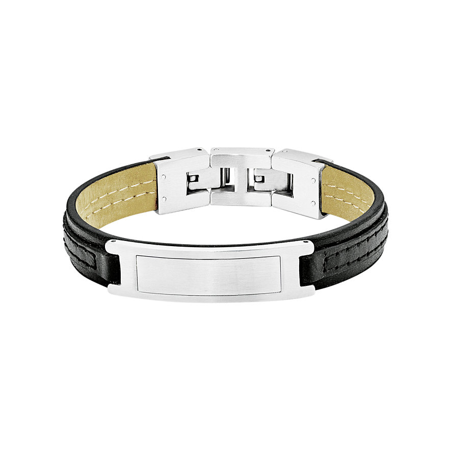 

s.Oliver Armband 9025503 Edelstahl, Leder