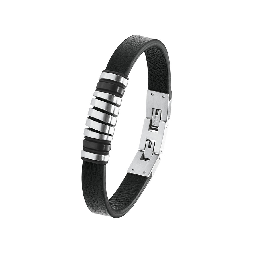 

s.Oliver Bracelet 2020897 Acier inoxydable, Cuir