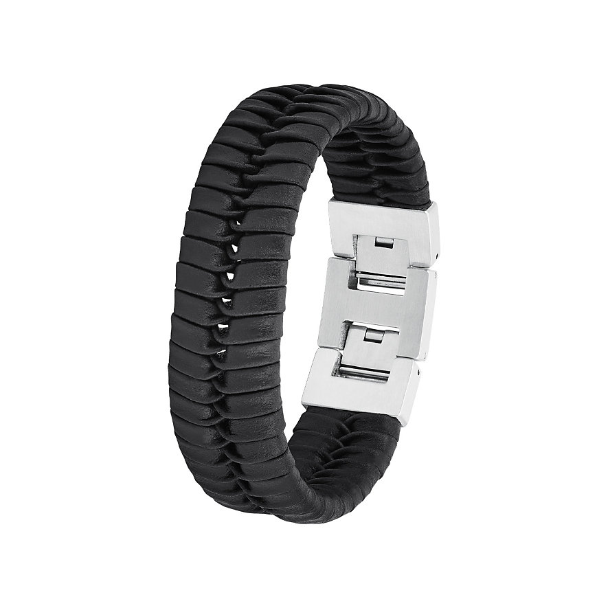

s.Oliver Bracelet 2027439 Acier inoxydable, Cuir