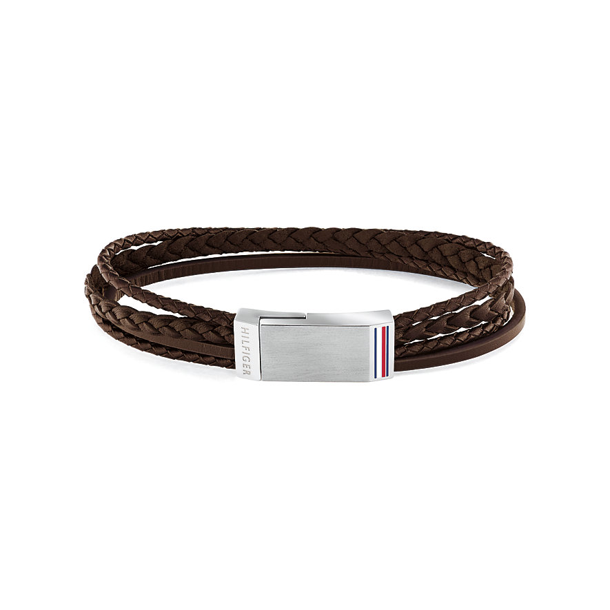 Tommy Hilfiger Armband 2790280S Edelstahl, Leder