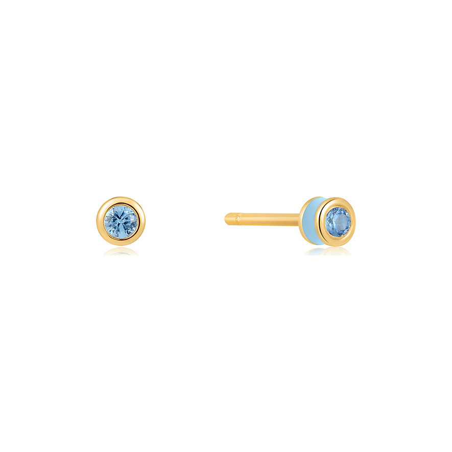 

Ania Haie Boucles d'oreilles à fermoir à poussette E028-01G-B 925 Argent