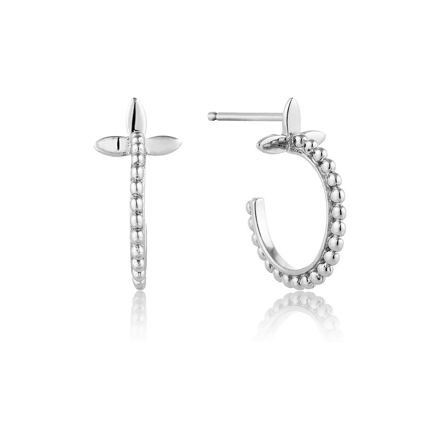 Ania Haie Creole Modern Beaded Hoop E002-02H Ania Haie Creole Modern Beaded Hoop E002-02H