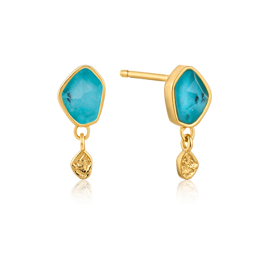 Ania Haie Ohrstecker Turquoise Drop Stud E014-01G Ania Haie Ohrstecker Turquoise Drop Stud E014-01G