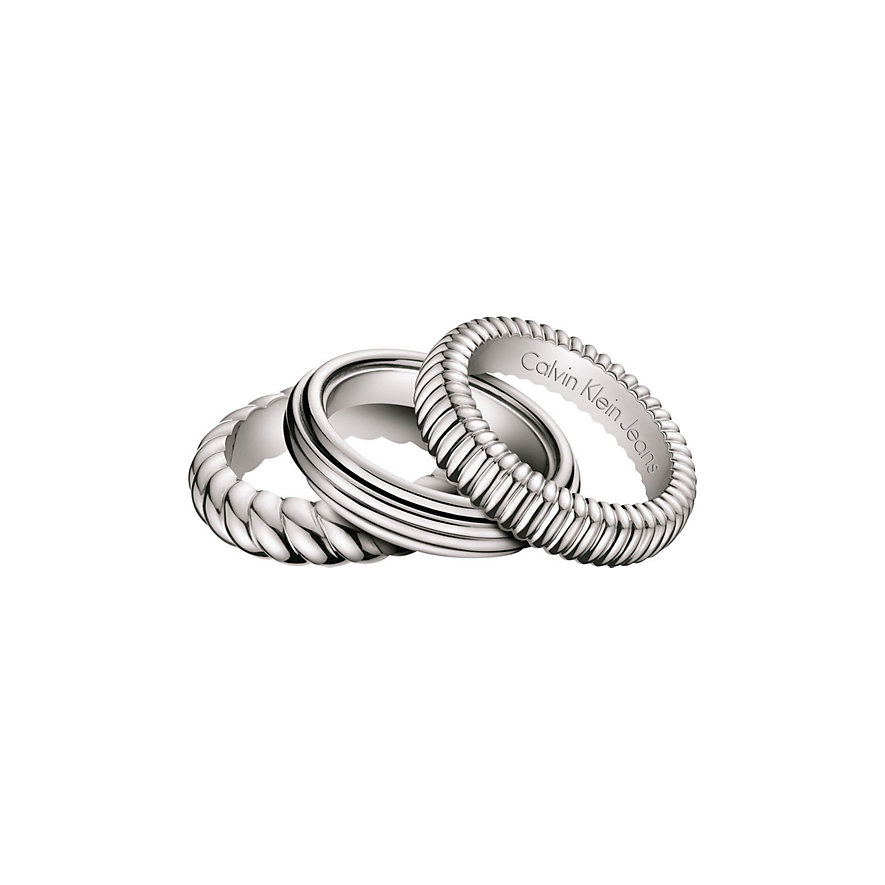 Calvin Klein Wave / 3er Ring-Set Calvin Klein Wave / 3er Ring-Set
