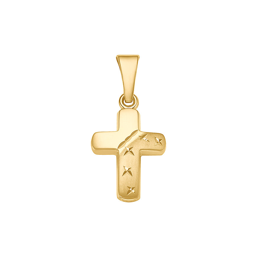 CHRIST Gold Kreuz Anhänger CHRIST Gold Kreuz Anhänger