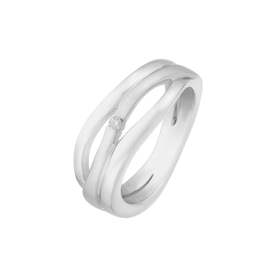 CHRIST Silver Diamonds Damenring 86616416 CHRIST Silver Diamonds Damenring 86616416