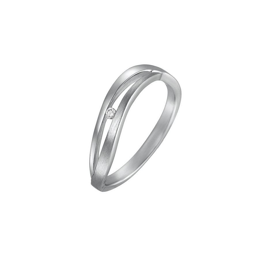 CHRIST Silver Diamonds Damenring 87471675 CHRIST Silver Diamonds Damenring 87471675