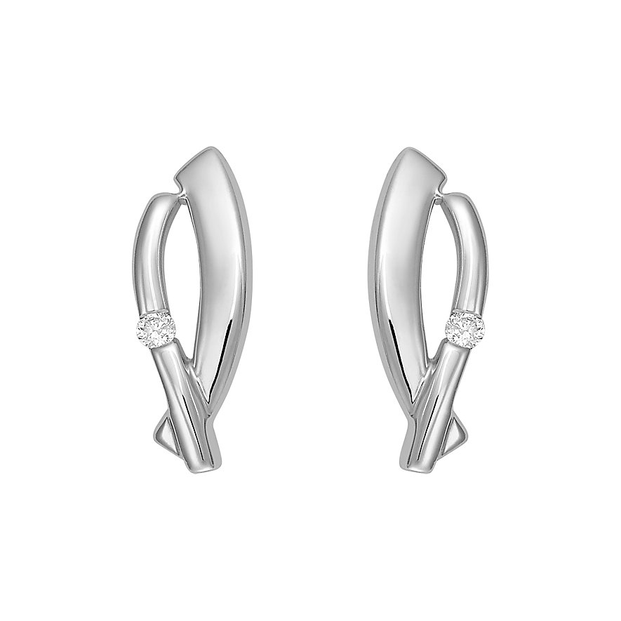 CHRIST Silver Diamonds Ohrstecker 87471471 CHRIST Silver Diamonds Ohrstecker 87471471
