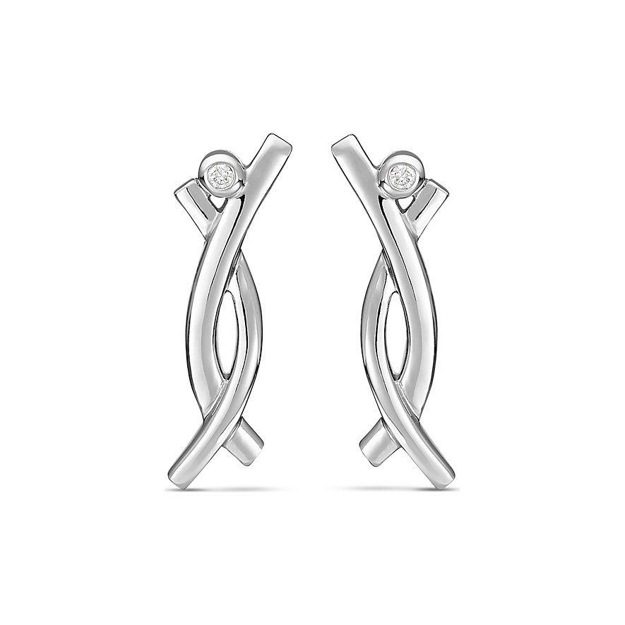 CHRIST Silver Diamonds Ohrstecker 87523641 CHRIST Silver Diamonds Ohrstecker 87523641