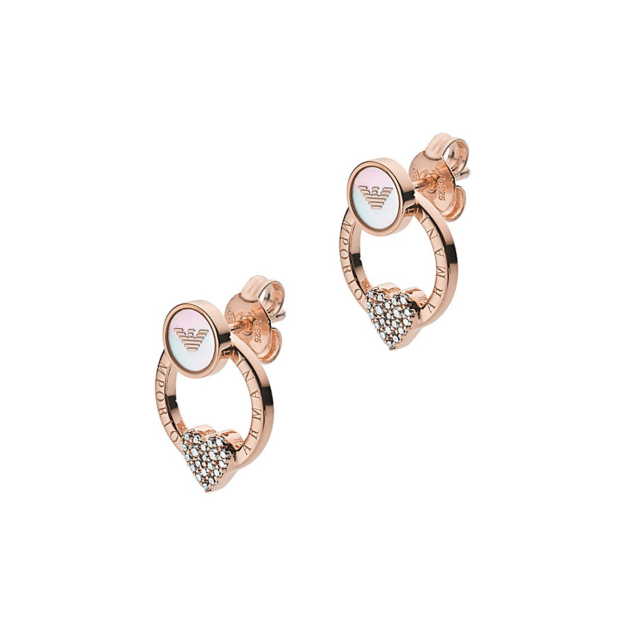 

Emporio Armani Boucles d'oreilles à fermoir à poussette EG3430221 925 Argent