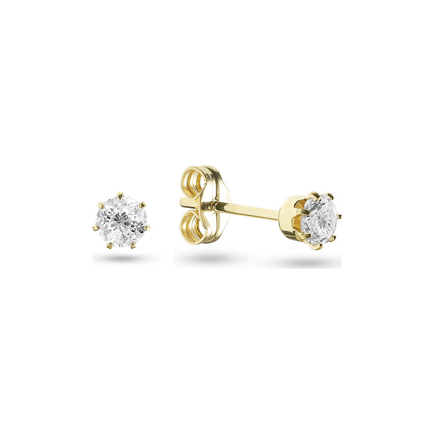 

FAVS Boucles d'oreilles à fermoir à poussette 87132013 585 Or jaune