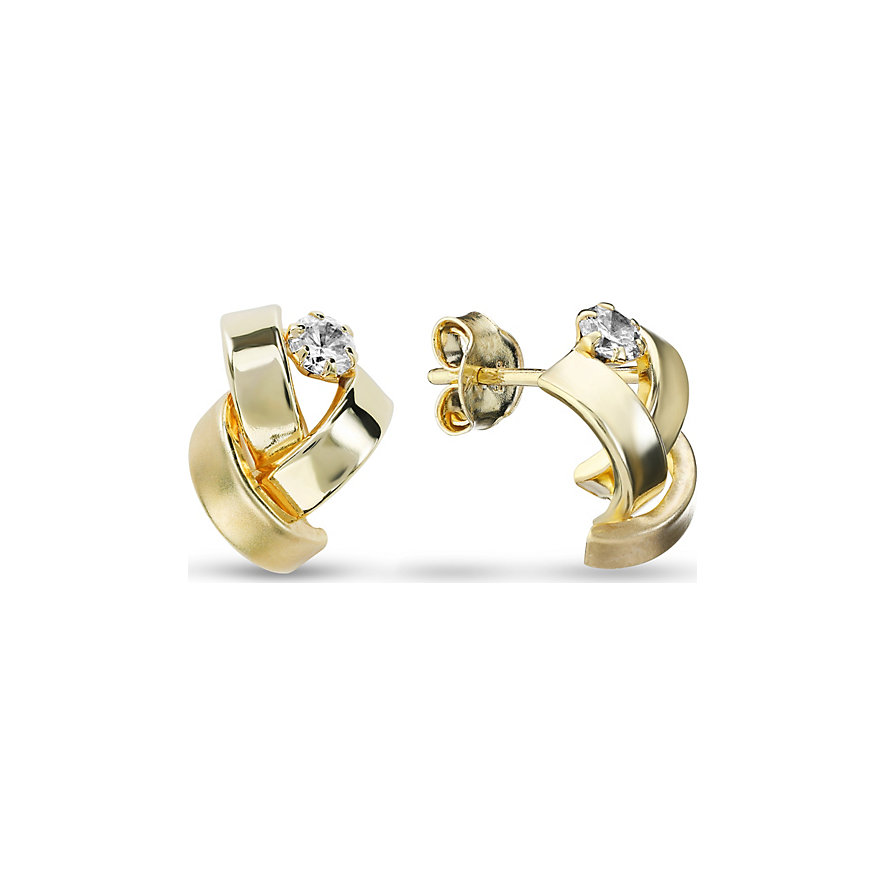 

FAVS Boucles d'oreilles à fermoir à poussette 87132196 585 Or jaune