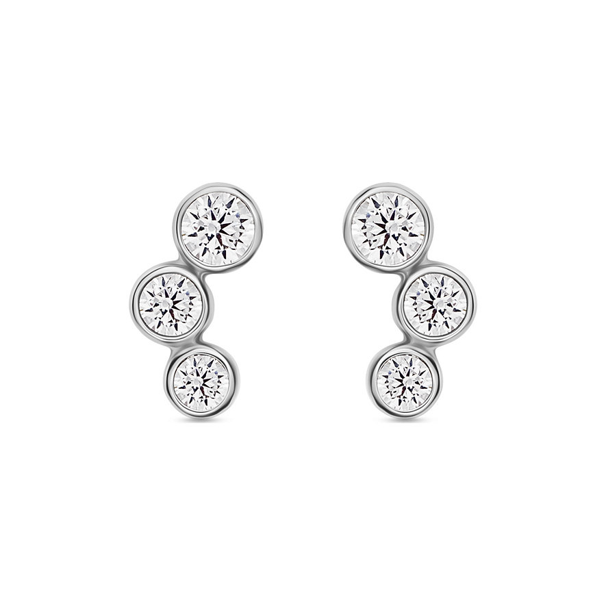 

FAVS Boucles d'oreilles à fermoir à poussette 87687155 925 Argent rhodié