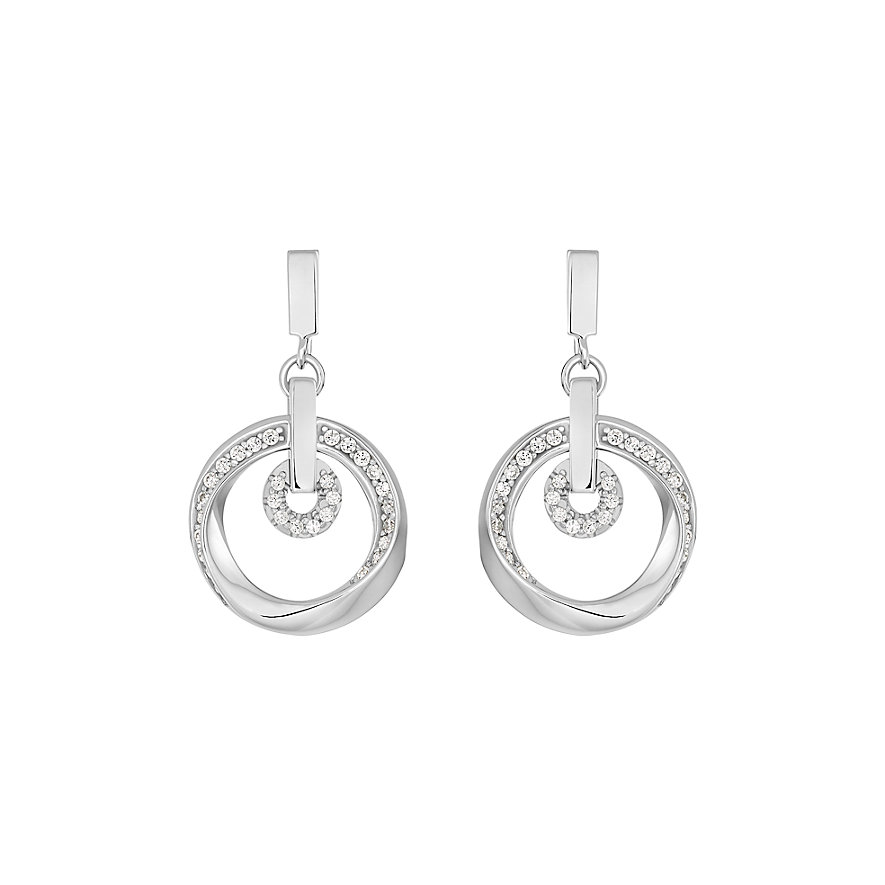 

JETTE Boucles d'oreilles à fermoir à poussette 87544664 925 Argent rhodié