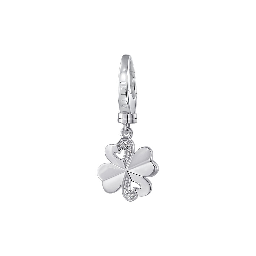 JETTE Charm Kleeblatt mit Zirkonia JETTE Charm Kleeblatt mit Zirkonia