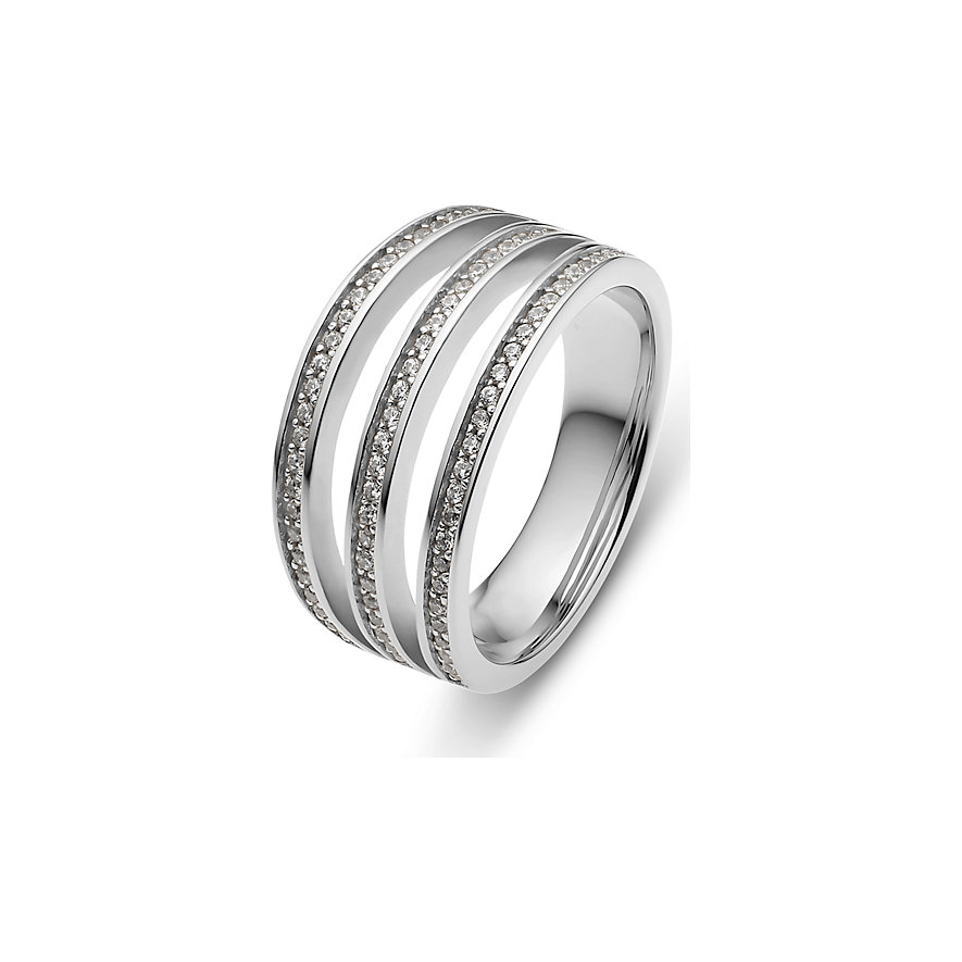 

JETTE Damenring 87745244 925er Silber rhodiniert