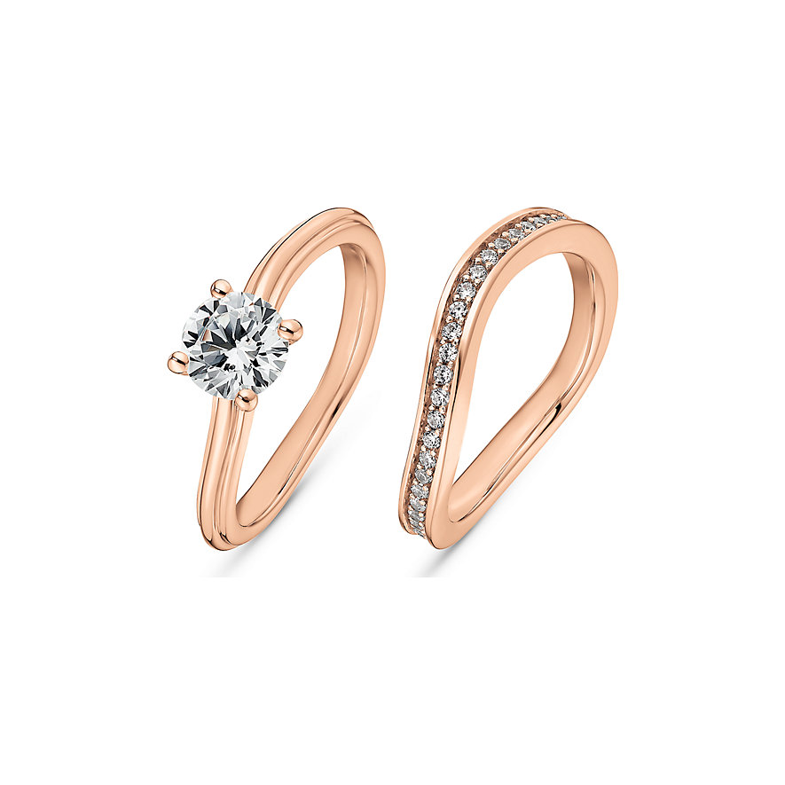 

JETTE Damenring 88338171 925er Silber