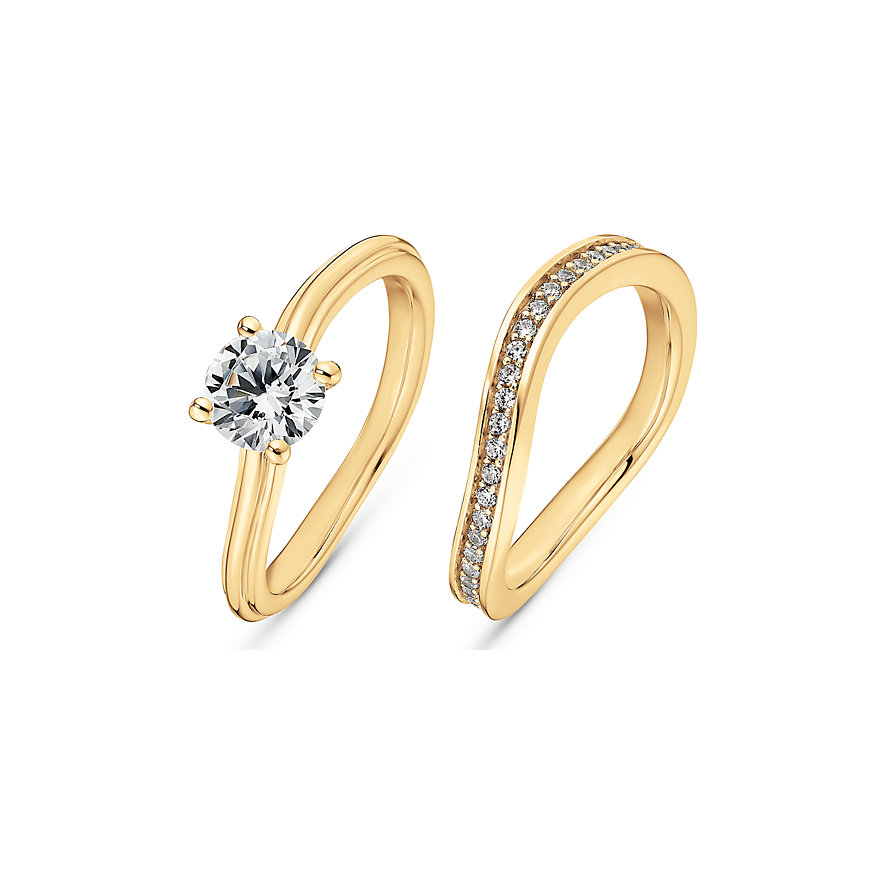 

JETTE Damenring 88338278 925er Silber