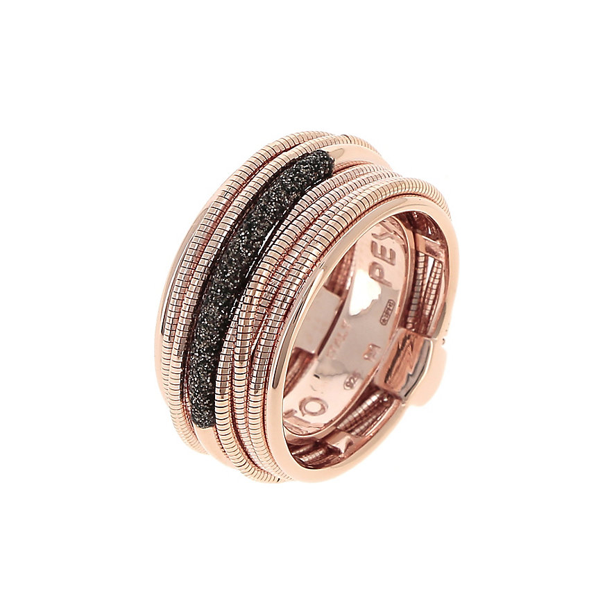 

Pesavento Damenring WDNAA106L 925er Silber platiniert, 750er Roségold