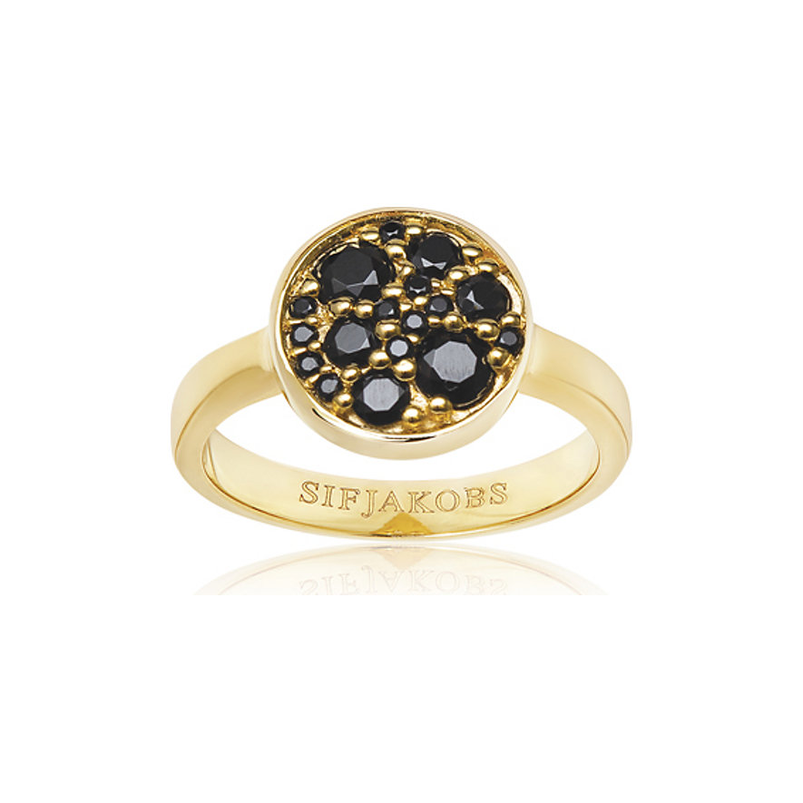 

Sif Jakobs Jewellery Bague pour femme SJ-R1056-BK-YG-54 925 Argent