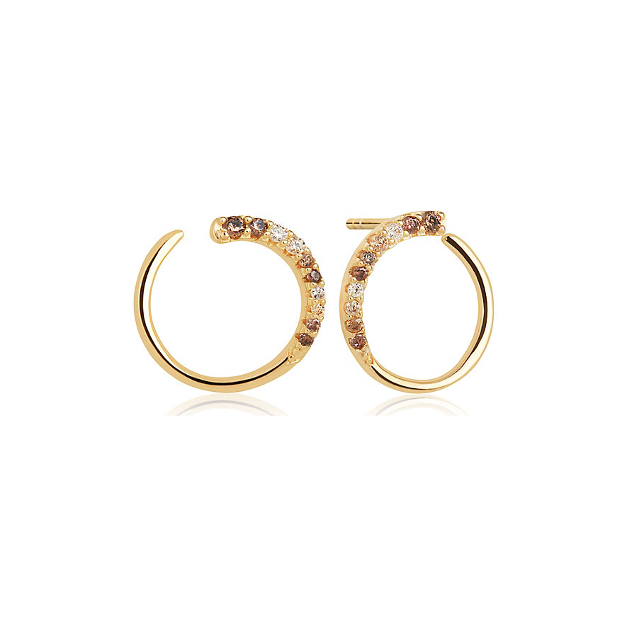 

Sif Jakobs Jewellery Boucles d'oreilles à fermoir à poussette SJ-E12012-YEL-SG 925 Argent
