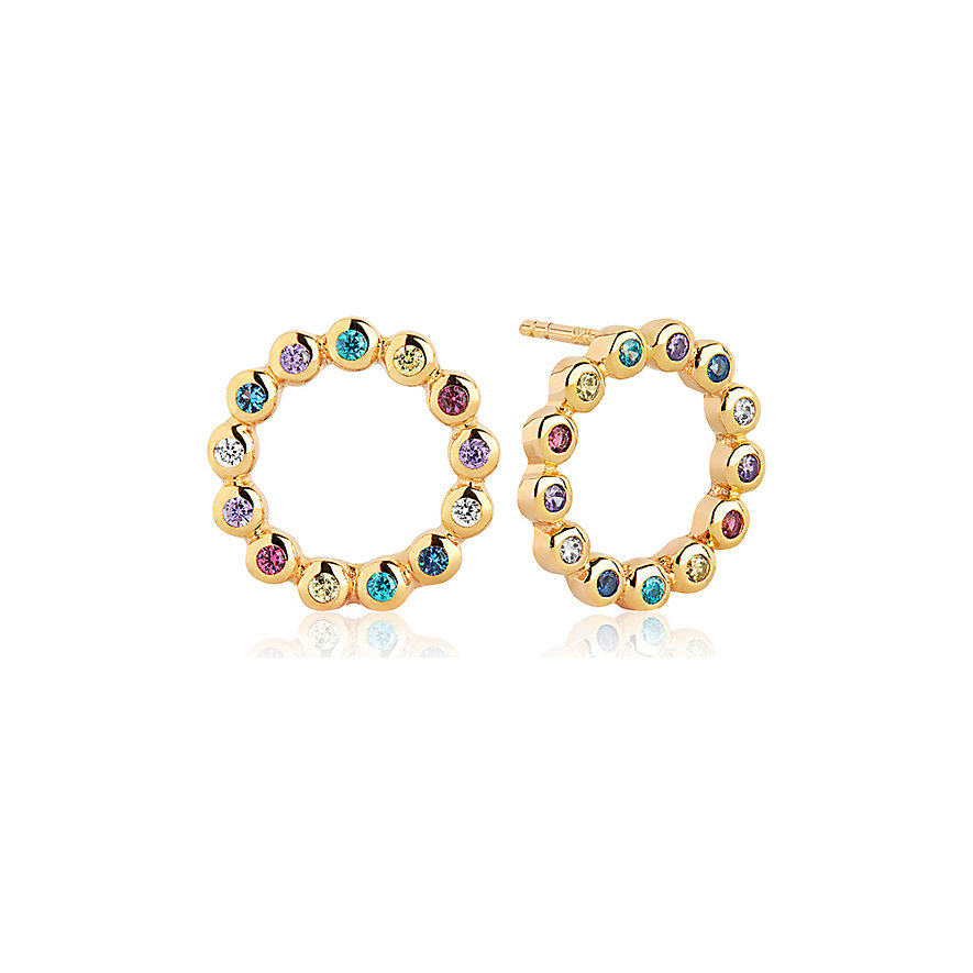 

Sif Jakobs Jewellery Boucles d'oreilles à fermoir à poussette SJ-E2688-XCZ-YG 925 Argent