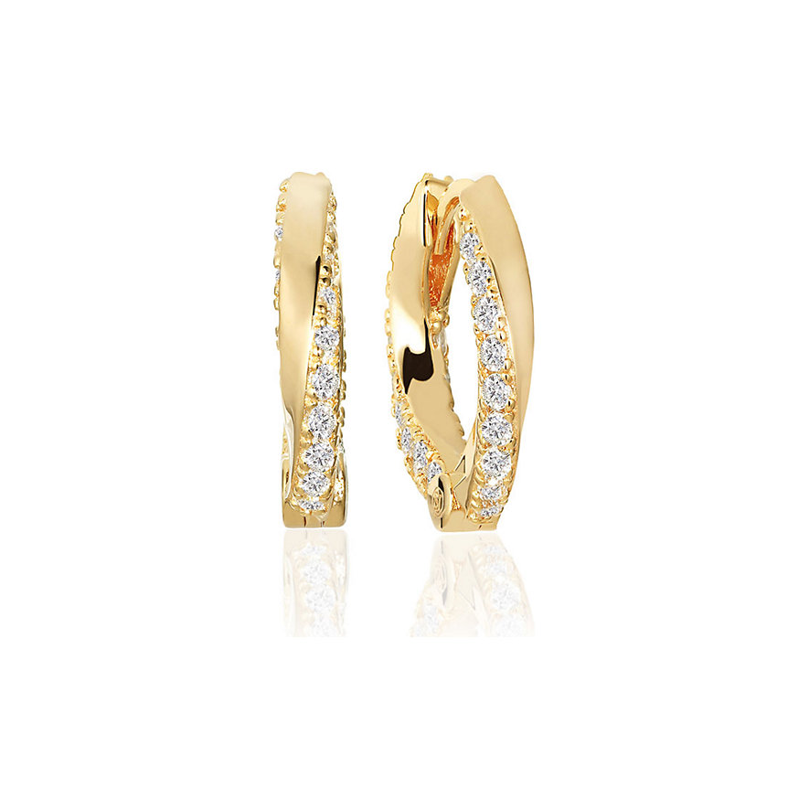 Sif Jakobs Jewellery Creolen SJ-E12109-CZ-SG 925er Silber