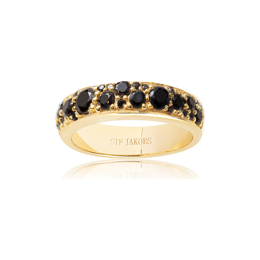 

Sif Jakobs Jewellery Damenring SJ-R1062-BK-YG-56 925er Silber