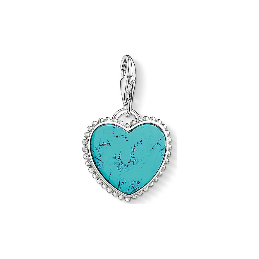 Thomas Sabo Charm Türkises Herz 1468-404-17 Thomas Sabo Charm Türkises Herz 1468-404-17