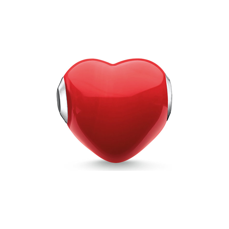 Thomas Sabo Karma Bead Glas Herz Rot K0275-017-10 Thomas Sabo Karma Bead Glas Herz Rot K0275-017-10